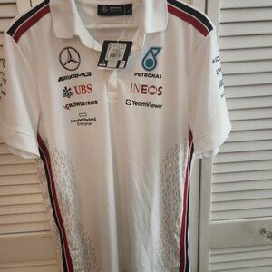 White Mercedes AMG Petronas Men's Shirt